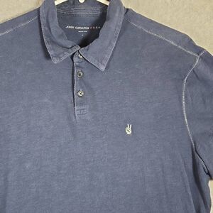 John Varvatos polo Shirt Peace Logo Large pique
